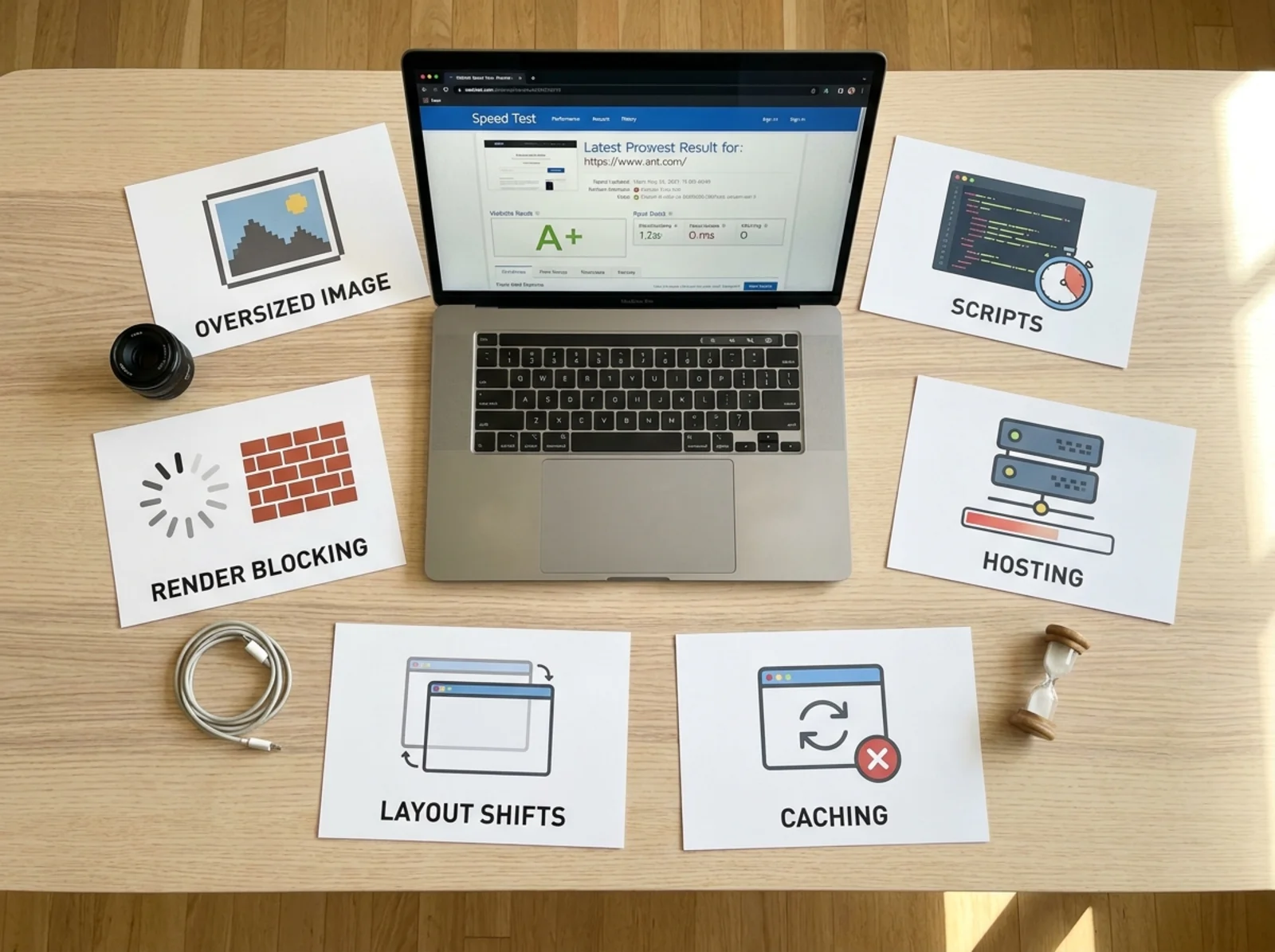 Visual checklist of the six most common causes of slow pages