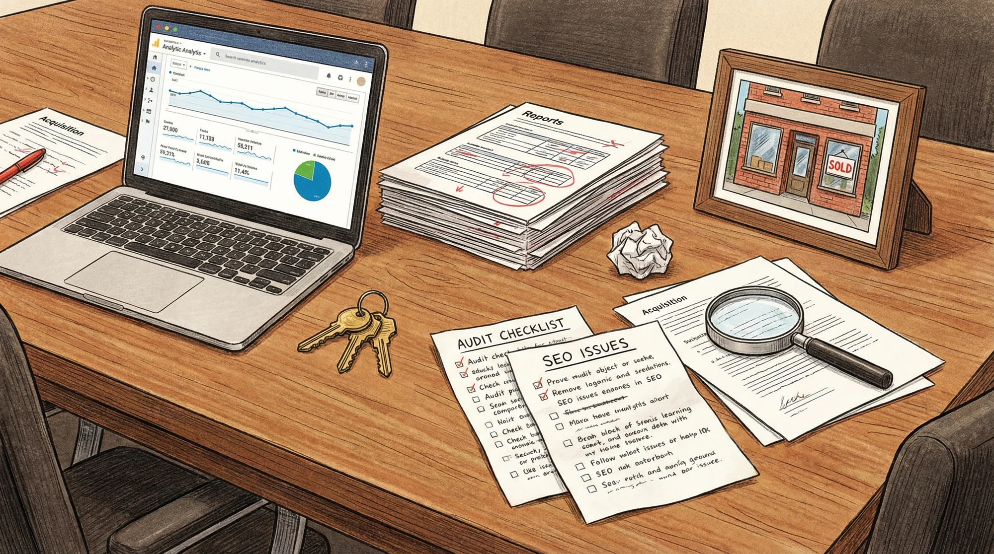 Website Audit After Buying a Business