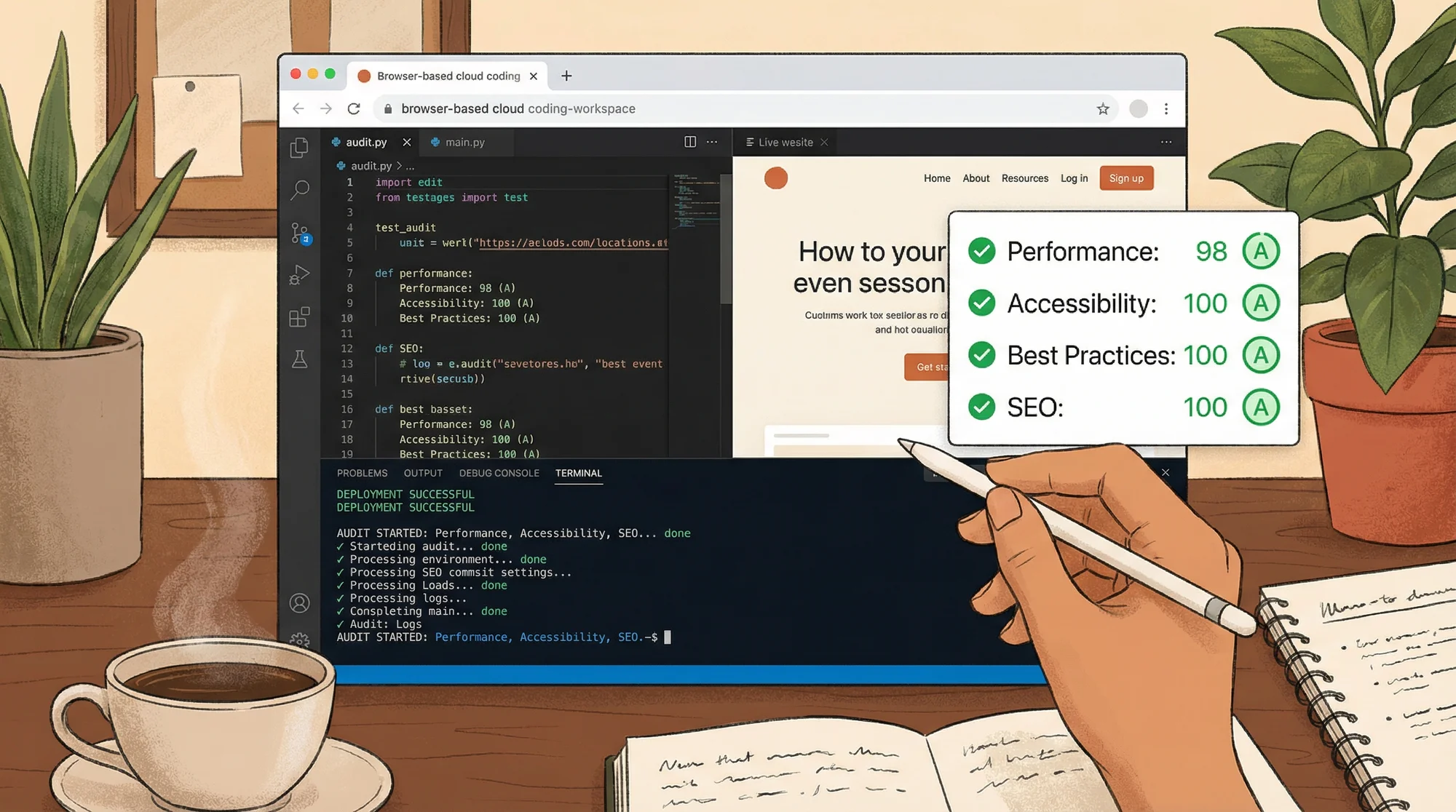 Website Built with Replit SEO Audit